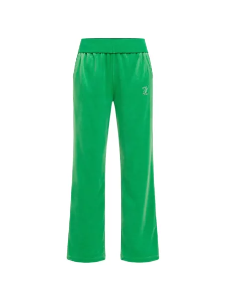 Spodnie dziecięce Juicy Couture zielone