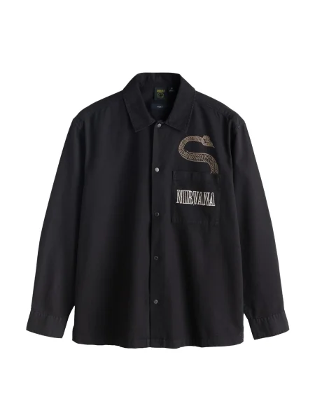 Next Srajca Nirvana temno bež / črna bela