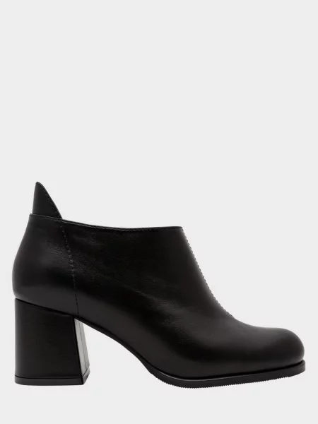 Кожаные ботильоны Enzo Verratti черные