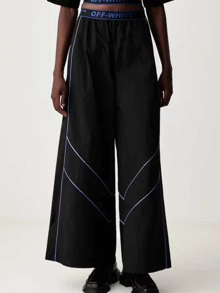 Off-White Logoband pantaloni de trening pentru femei alb