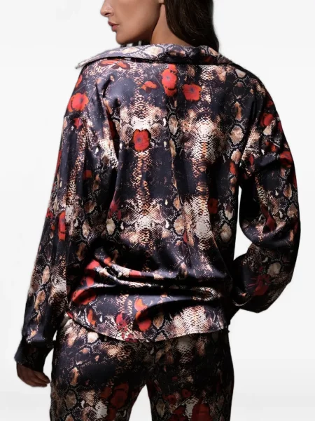 Κωνικό παντελόνι Tessitura Body Couture καφέ
