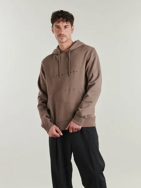Kapucnis szvetter Jack & Jones bézs