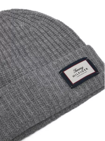 TOMMY HILFIGER Čepice tmavě šedá