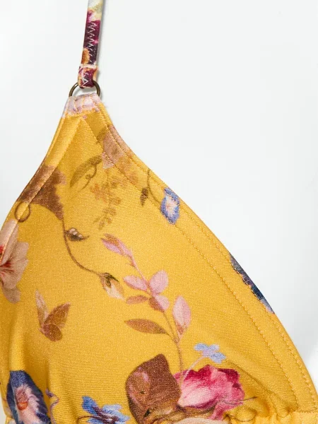 Zimmermann Trójkątne Bikini Patience Spliced beige beżowy