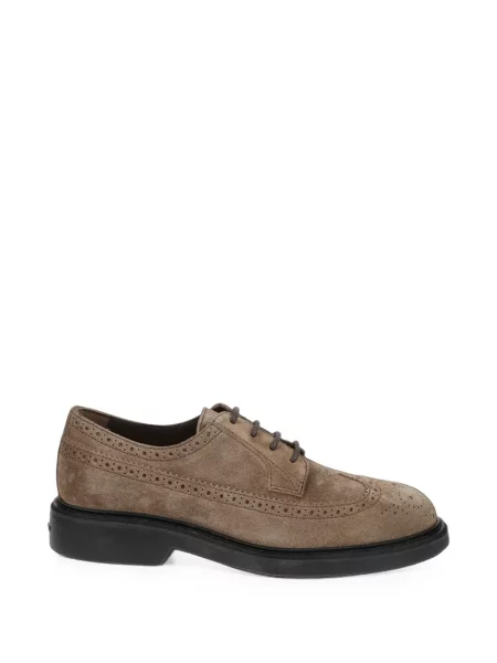 Brogues Hogan cu șireturi din dantelă maro