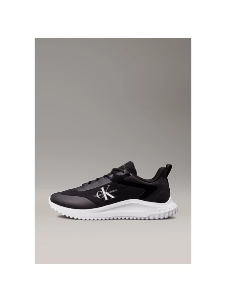 Sneakersy Calvin Klein Jeans koronkowe czarne