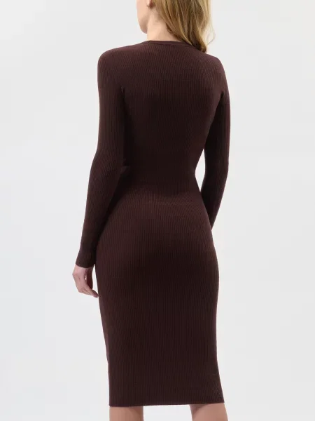 Сукня Elisabetta Franchi коричнева