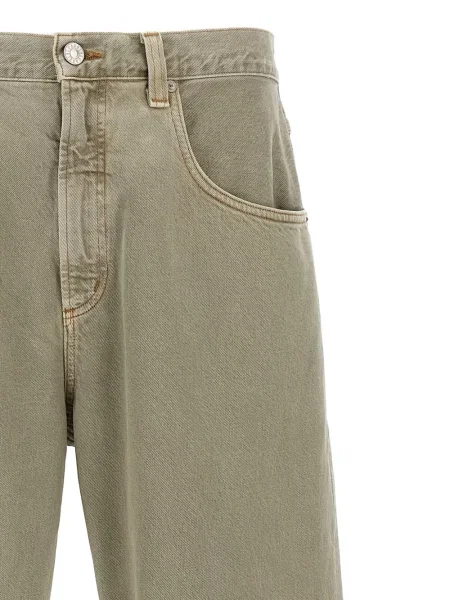 Blugi Agolde cu 5 buzunare verde