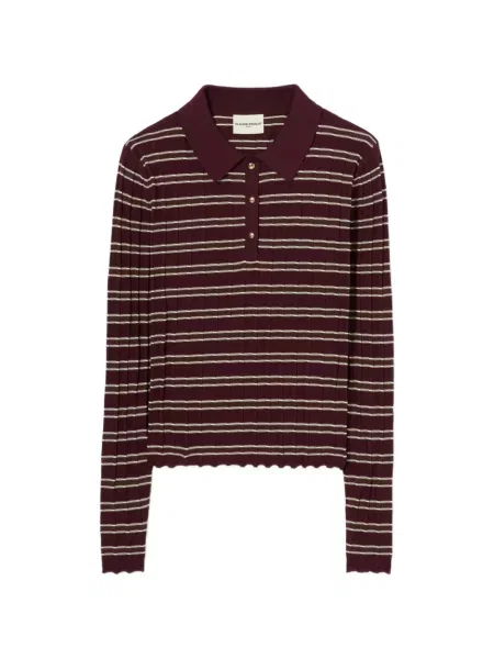 Top Claudie Pierlot tricotate violet