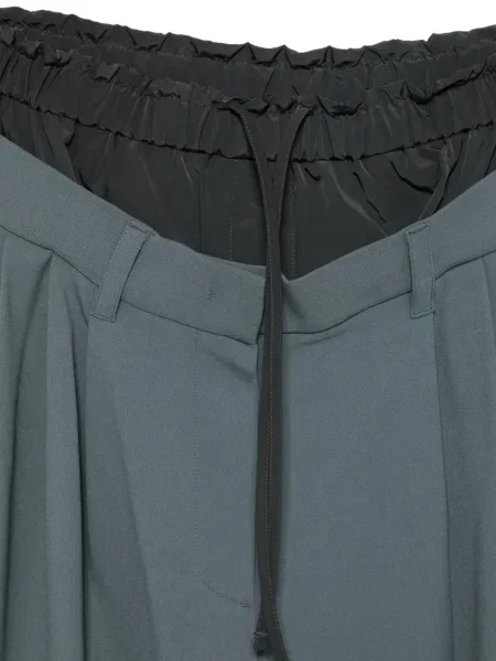 Șnur de strângere pantaloni System plisate gri
