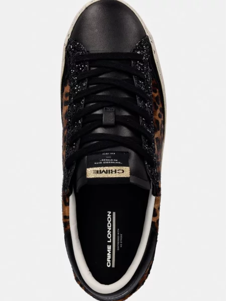 Crime London DISTRESSED PLATFORM кросівки шкіряні