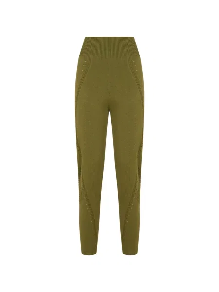 Pantaloni Alberta Ferretti tricotate verde