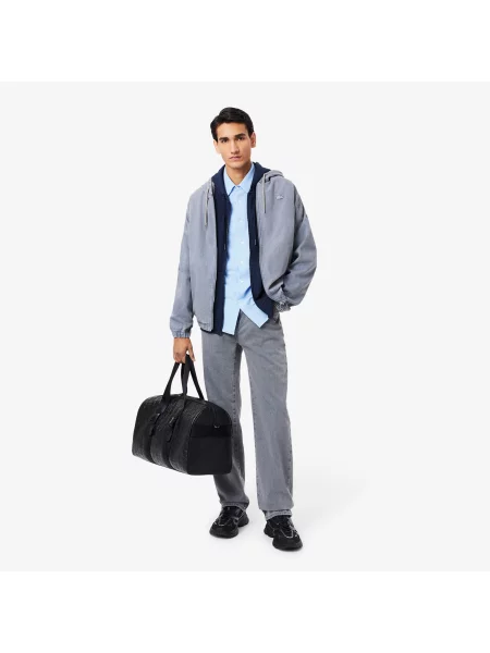 Lacoste Bluza Polarowa Classic Fit Zapinana Na Błyskawiczny niebieski