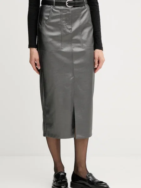 Marc Aurel fustă midi creion gri