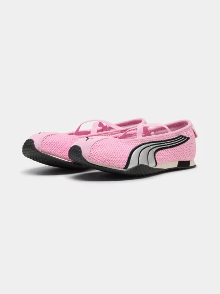 Балетки Puma в уличном стиле розовые