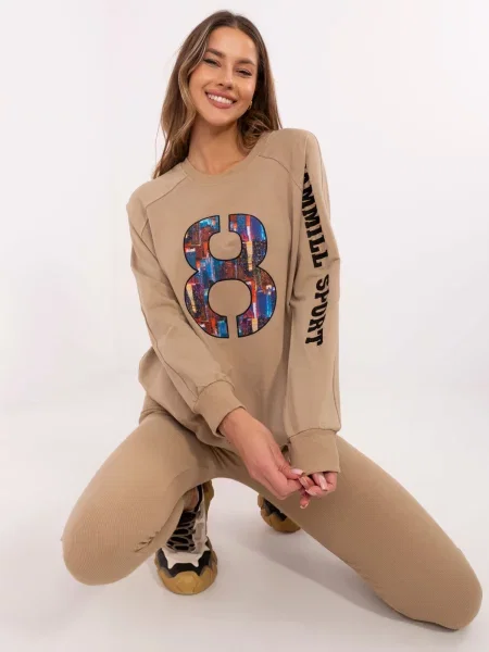 Pulover My Red Lips bež