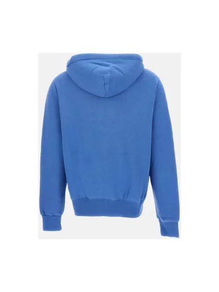 Sweter Polo Ralph Lauren z kapturem niebieski