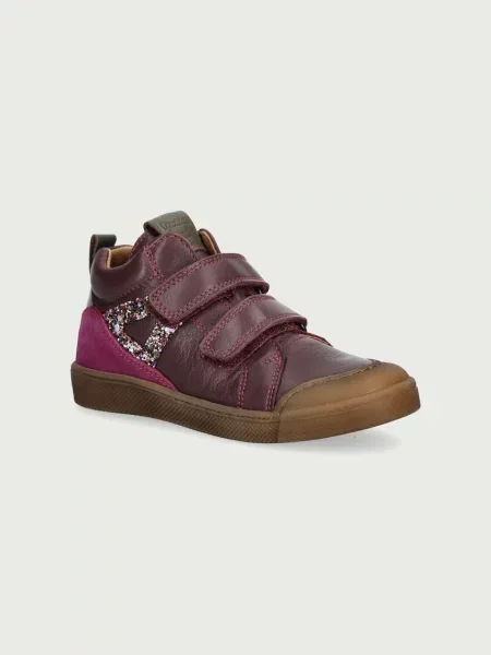 Froddo poltopánky detské kožené ROSARIO HIGH-TOP fialová