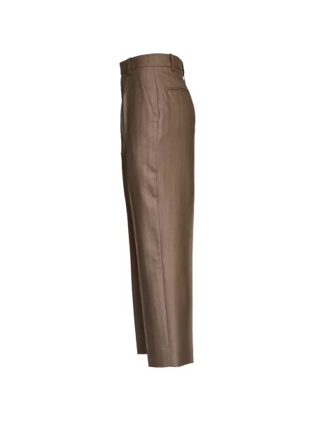 Pantaloni Victoria Beckham maro