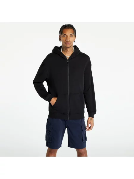 Mikina Urban Classics Organic Full Hoodie Black L černá