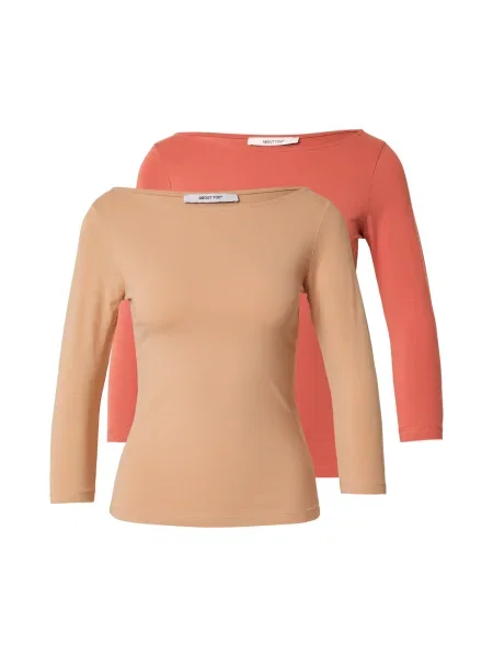 ABOUT YOU Tricou Hedda / roșu pastel bej