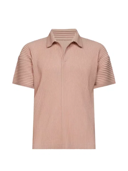 Tricou polo Homme Plisse Issey Miyake roz