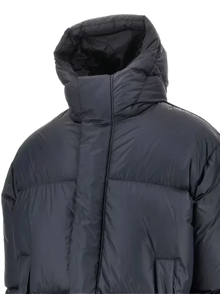 Geacă cu puf Herno cu glugă negru