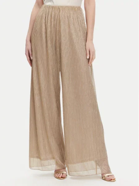 MAX&Co. Штани з тканини Raiment Wide Leg золотий
