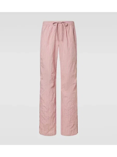 Pantaloni Dolce&gabbana de mătase cu model floral