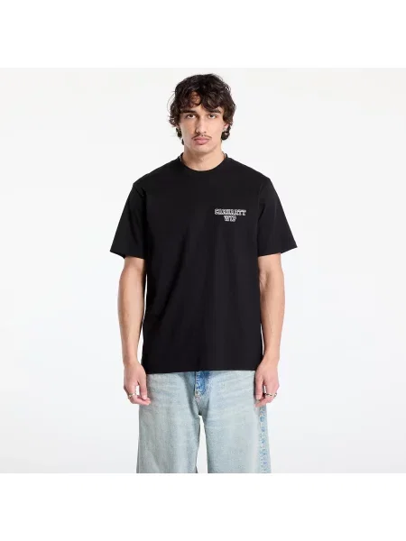 Tricou Carhartt WIP Short Sleeve Alumni T-Shirt UNISEX Black S negru