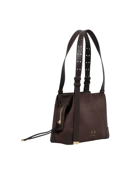 Armani Exchange Torebka brązowy