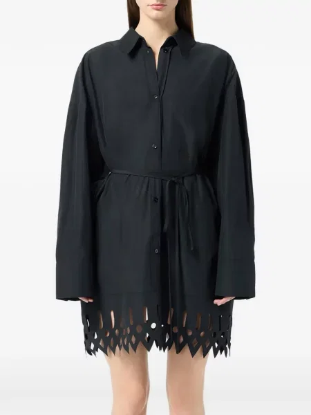 Rochie tip cămașă Blumarine de costum negru