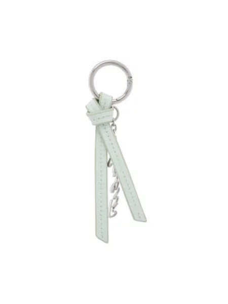 Calvin Klein Privjesak Sm Script Lthr Tassle Bag Charm Bijela plava