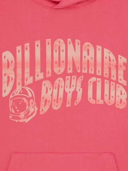 Bluza z kapturem dziecięca Billionaire Boys Club różowa