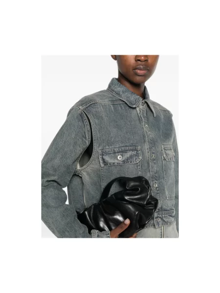 Kurtka Rick Owens niebieska