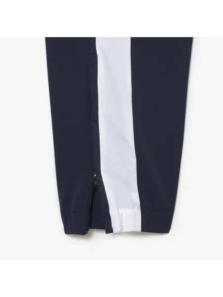 Lacoste Dres Daniil Medvedev Ze Stójką Z Blokadą Koloru Regular Fit czerwony