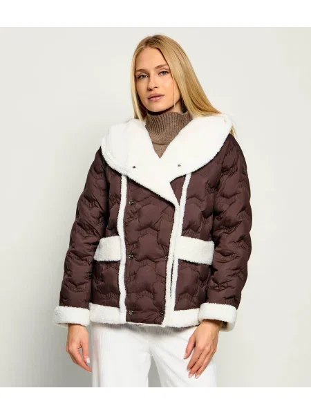 Marc Cain Geacă de puf | shearling maro