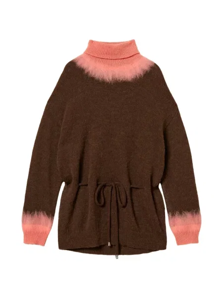 Pulover Twinset de lână maro