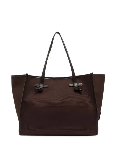Geantă shopper Gianni Chiarini din piele maro