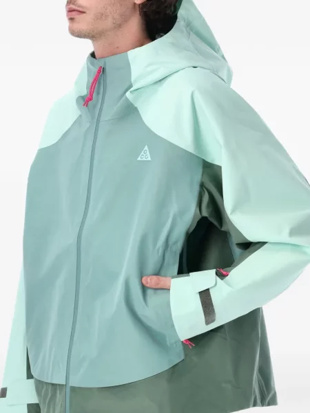 Sweter Nike zamszowy plisowany z nadrukiem brązowy