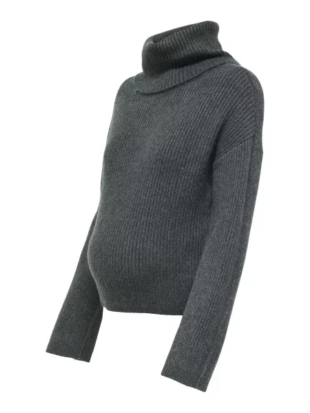 Only Maternity Pulover OLMRibella închis gri