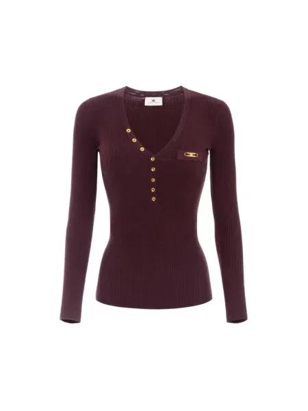 Sweter Elisabetta Franchi czerwony