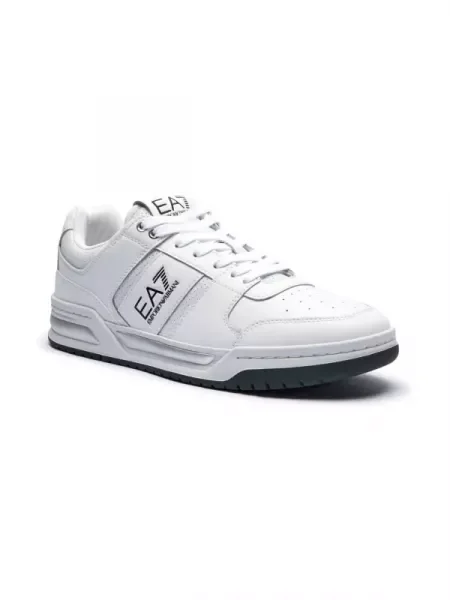 Pantofi Emporio Armani Ea7 din piele alb