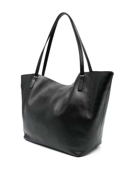 Geanta de piele Patrizia Pepe din piele negru
