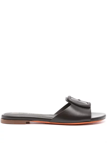 Papuci Santoni cu cataramă maro