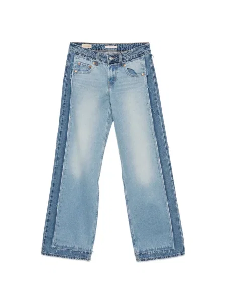 Szeroki sweter Levi's w paski czarny