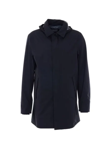 Pelerină de ploaie Herno cu glugă albastru