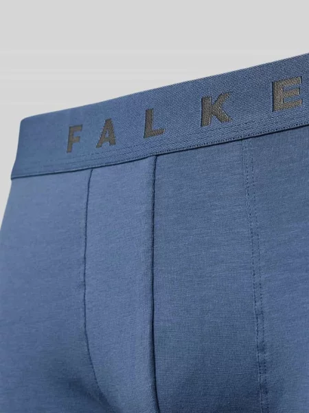 Obcisłe bokserki w zestaw 2 szt. z elastycznym paskiem z logo Falke granatowe
