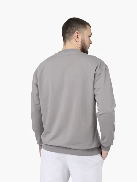 Світшот YUKI бавовна/поліестер сірий