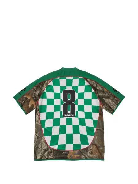 Fotbal tricou Supreme cu imagine verde